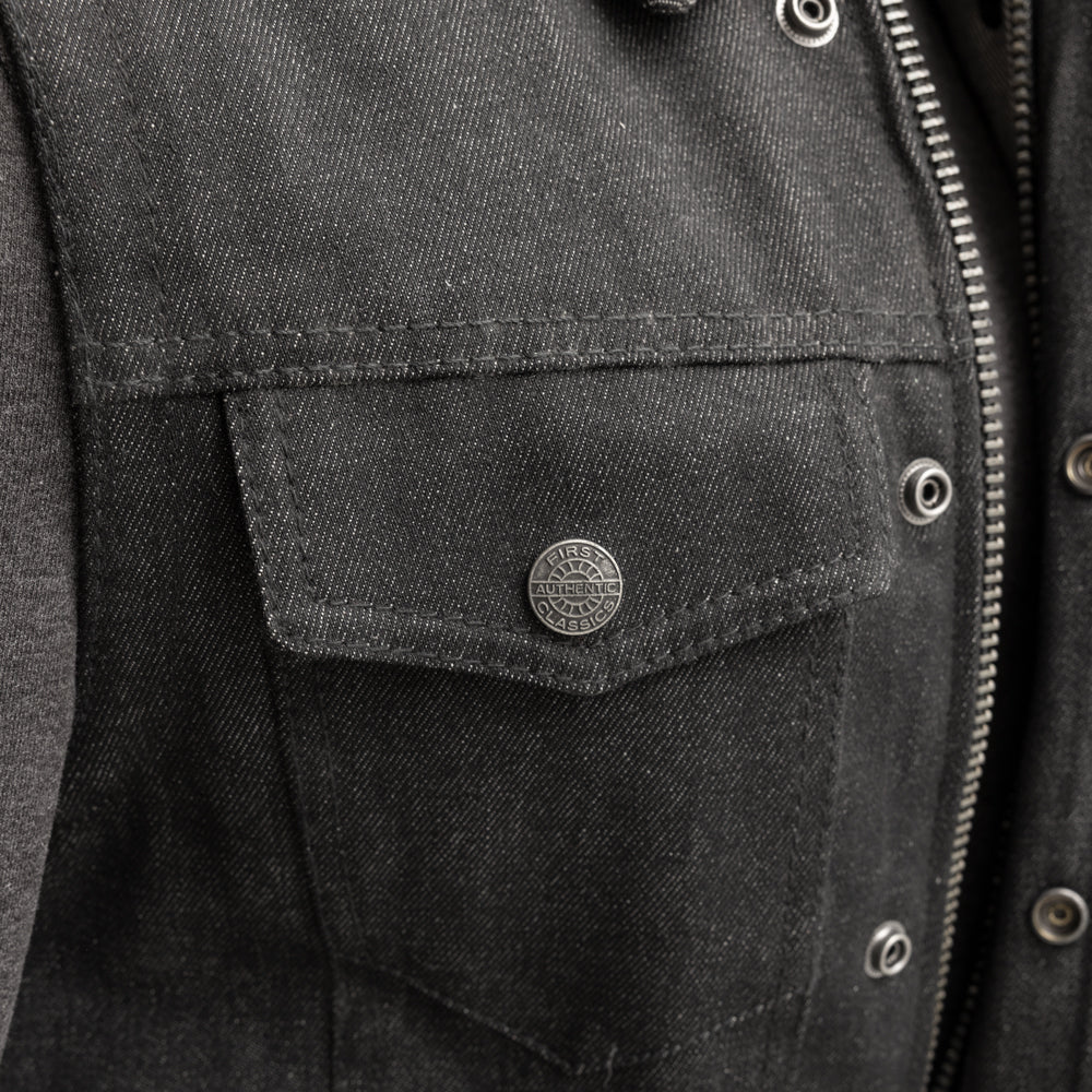 Rook - Men's Motorcycle Denim Vest - Image 5