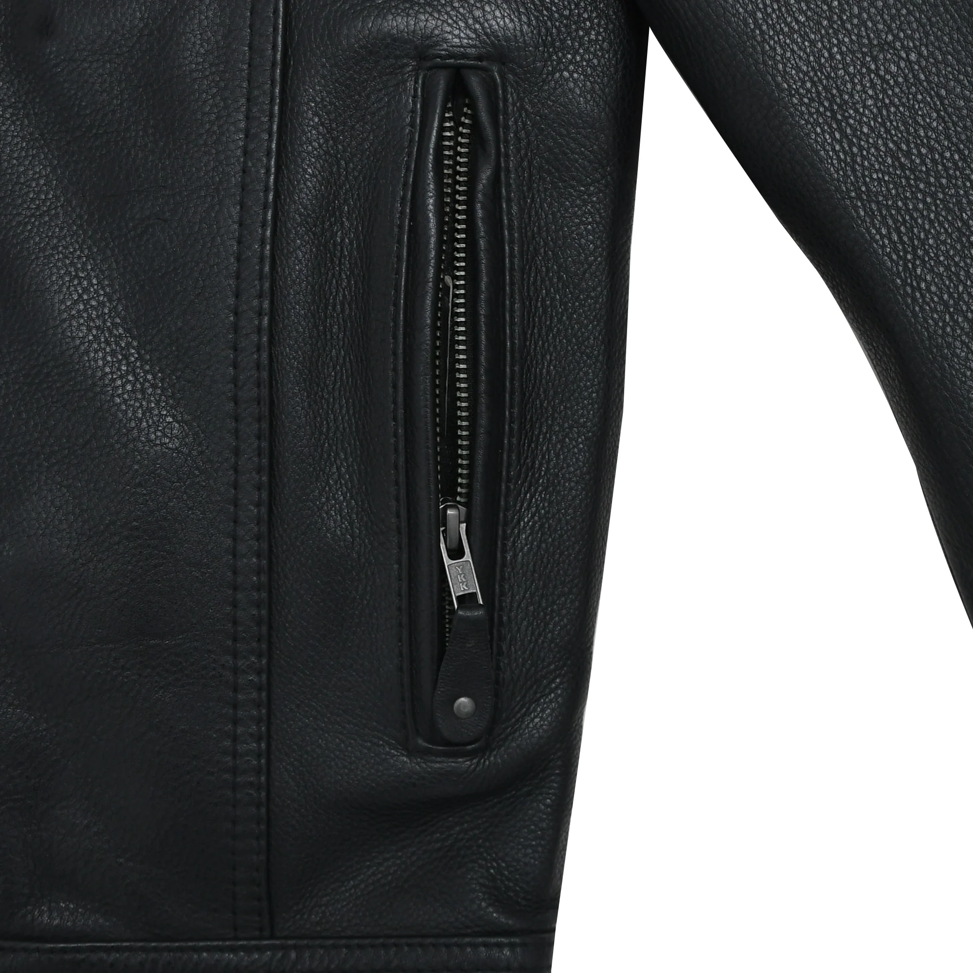 Mastermind Men's Motorcycle Leather Jacket - Image 7