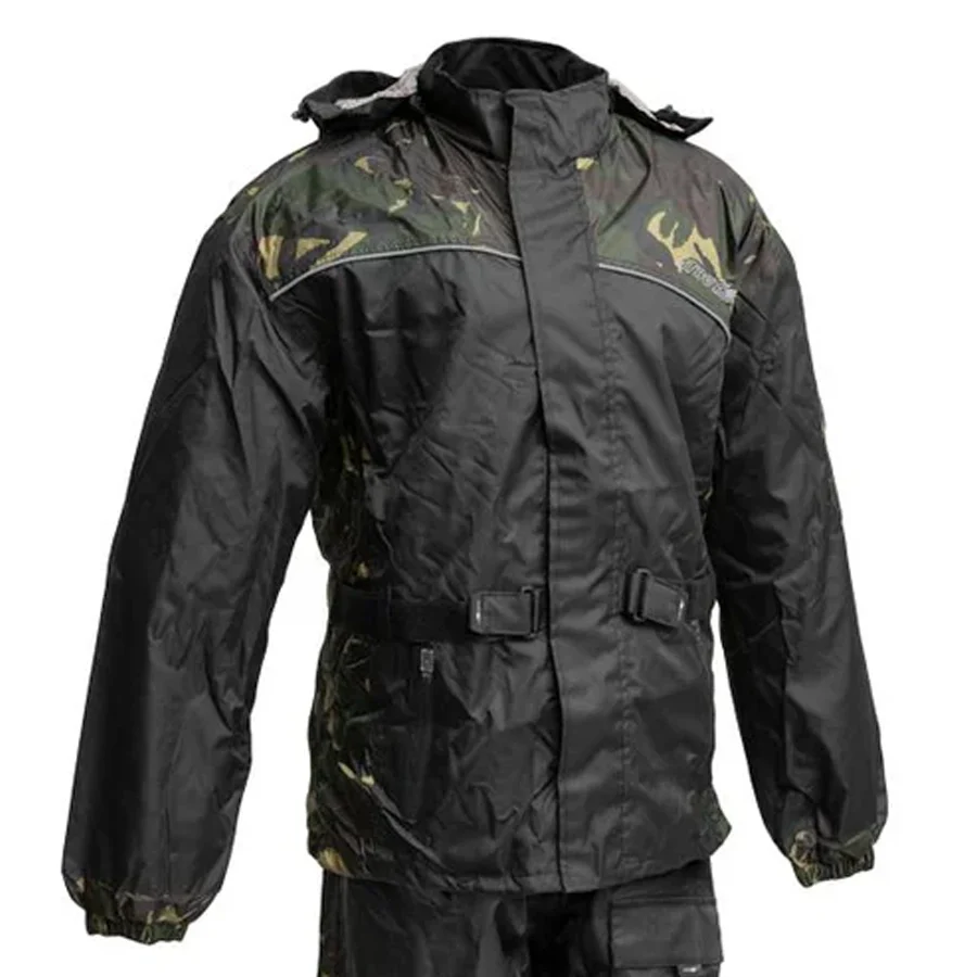 Men's Motorcycle Rain Suit - Camo - Image 4