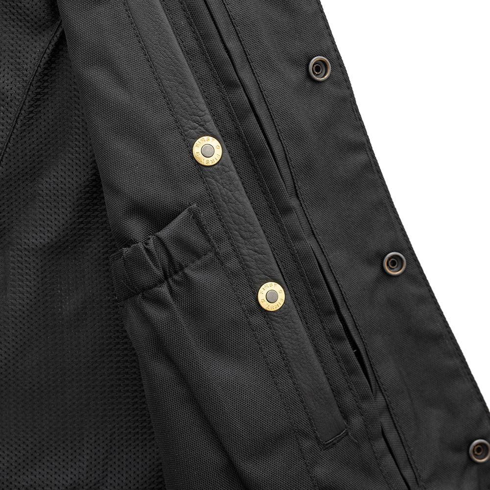 Texan Men's Motorcycle Western Style Leather Vest - Image 6