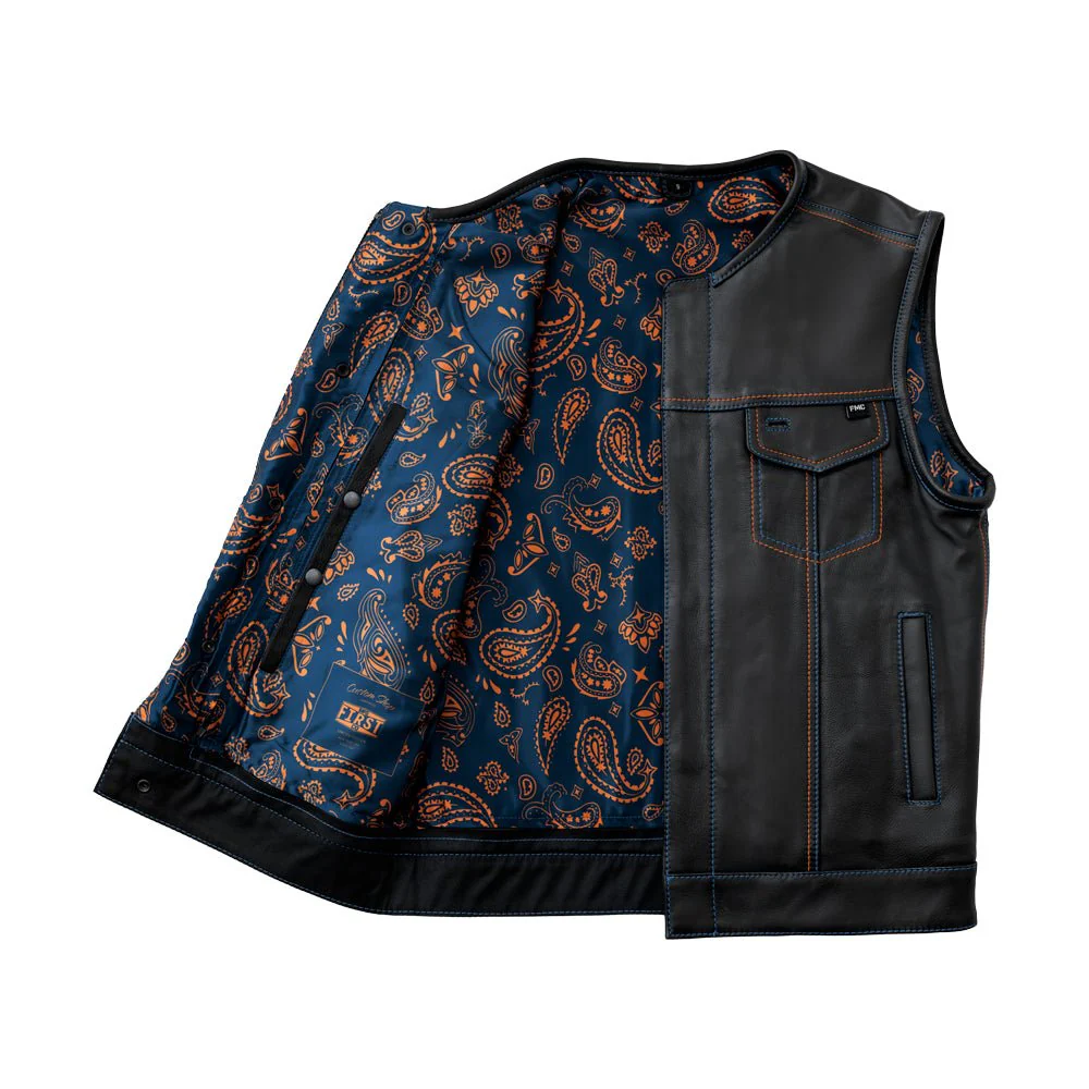 Metro - Men's Club Style Motorcycle Vest - Image 3