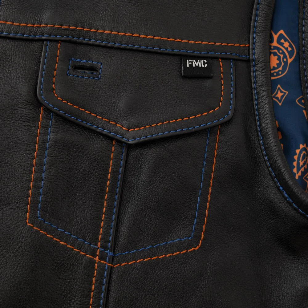 Metro - Men's Club Style Motorcycle Vest - Image 5