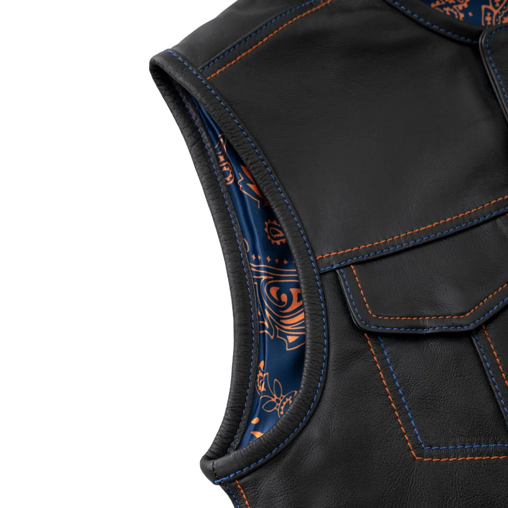 Metro - Men's Club Style Motorcycle Vest - Image 6