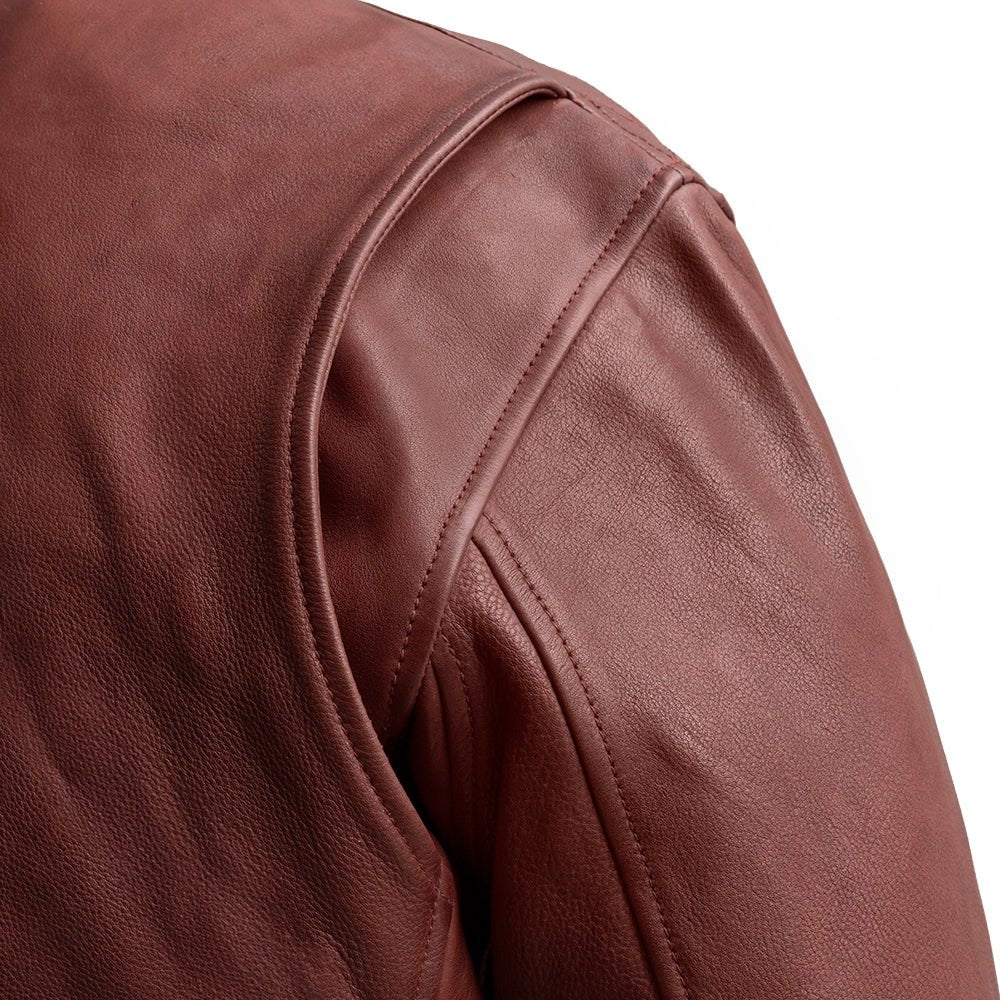 Moto Bomber - Men's Leather Jacket - Image 14