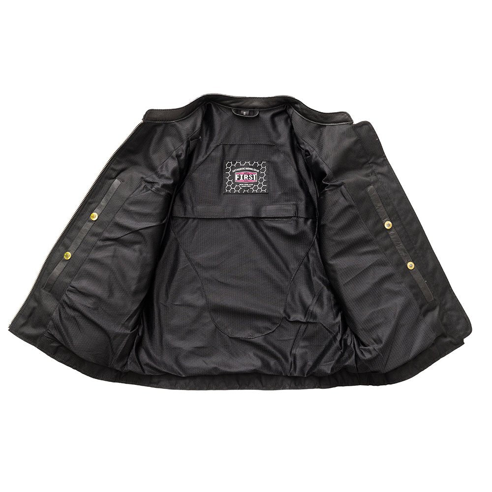 Flashback - Women's Motorcycle Leather Jacket - Image 3