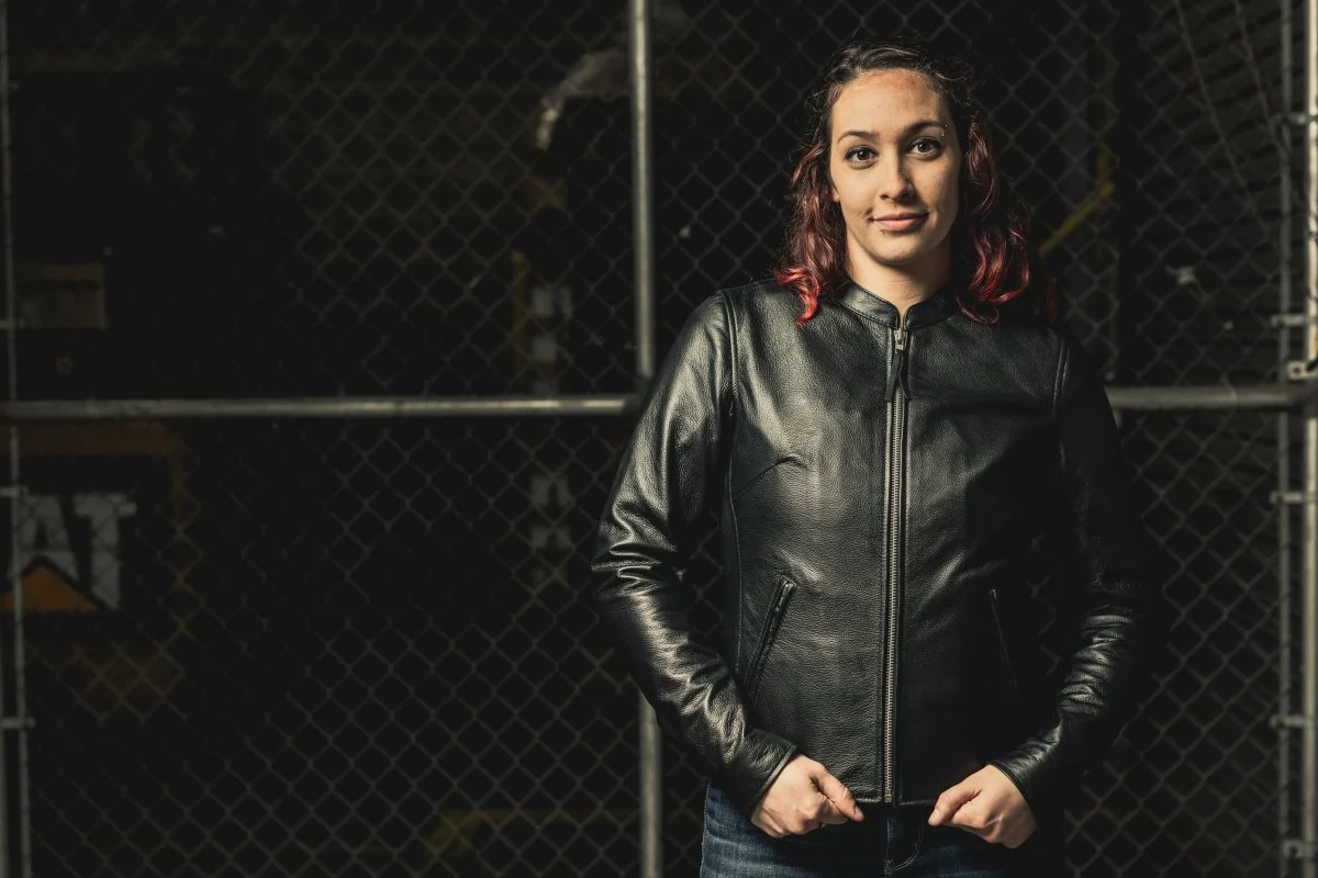 Flashback - Women's Motorcycle Leather Jacket - Image 7