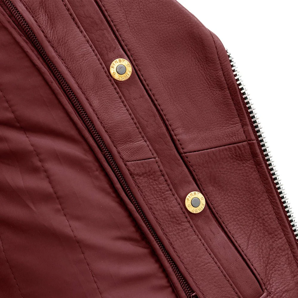 Popstar Women's  Motorcycle Leather Jacket - Image 11