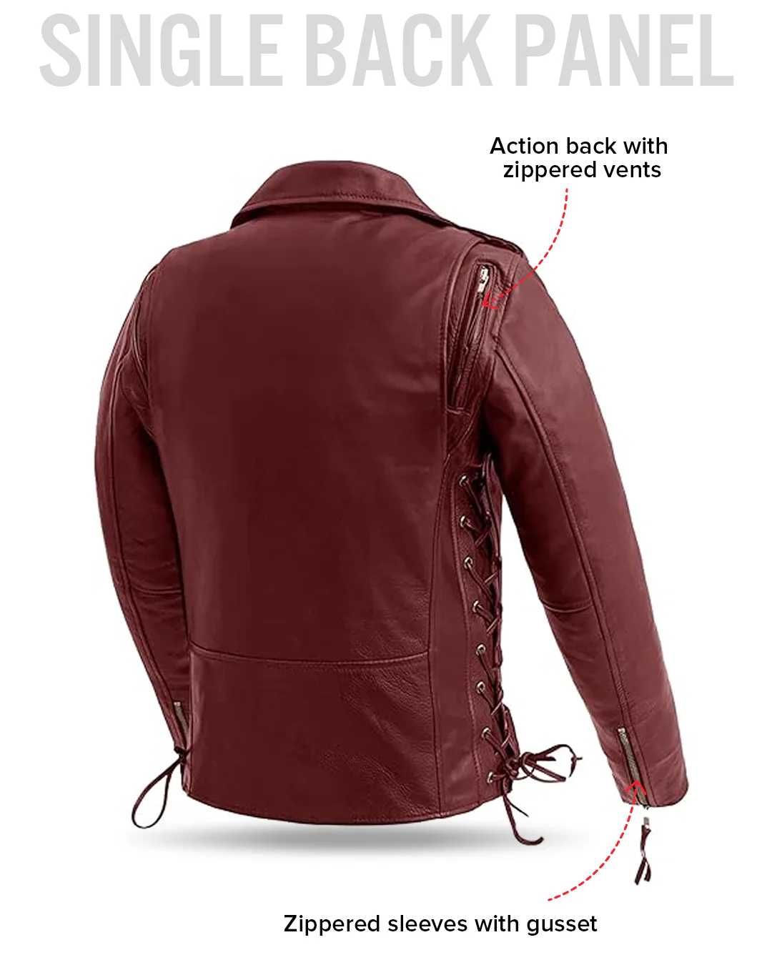 Popstar Women's  Motorcycle Leather Jacket - Image 18
