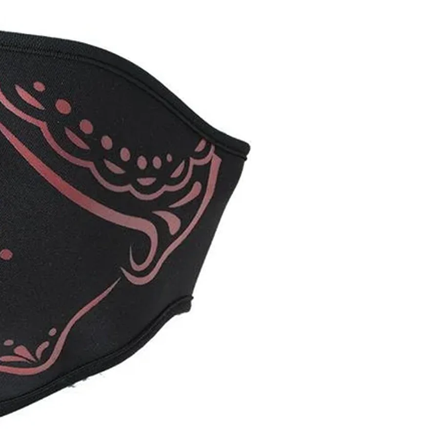 Neoprene Half Face Inverse Skull Riding Mask - Image 8