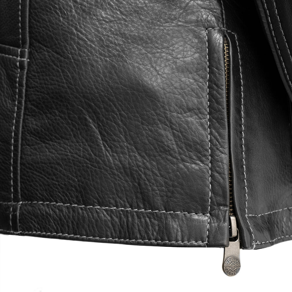 Outlander - Women's Motorcycle Leather Jacket - Image 5