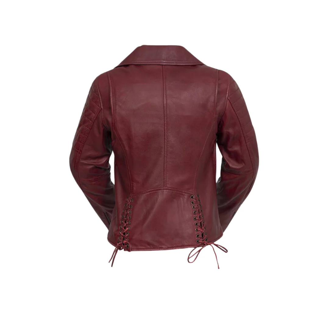 Princess Fashion Lambskin Leather Jacket - Image 4