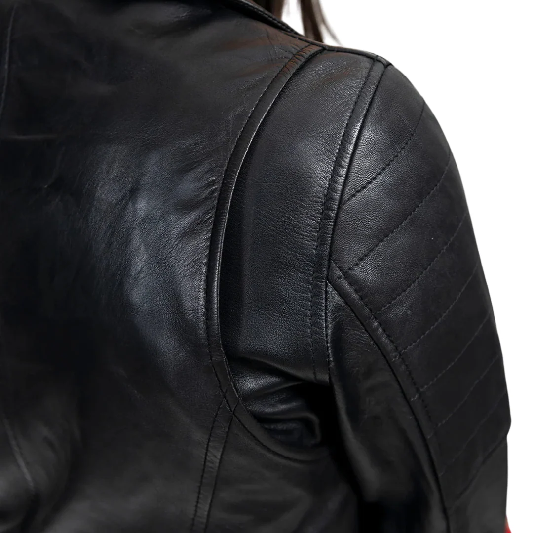 Princess Fashion Lambskin Leather Jacket - Image 6