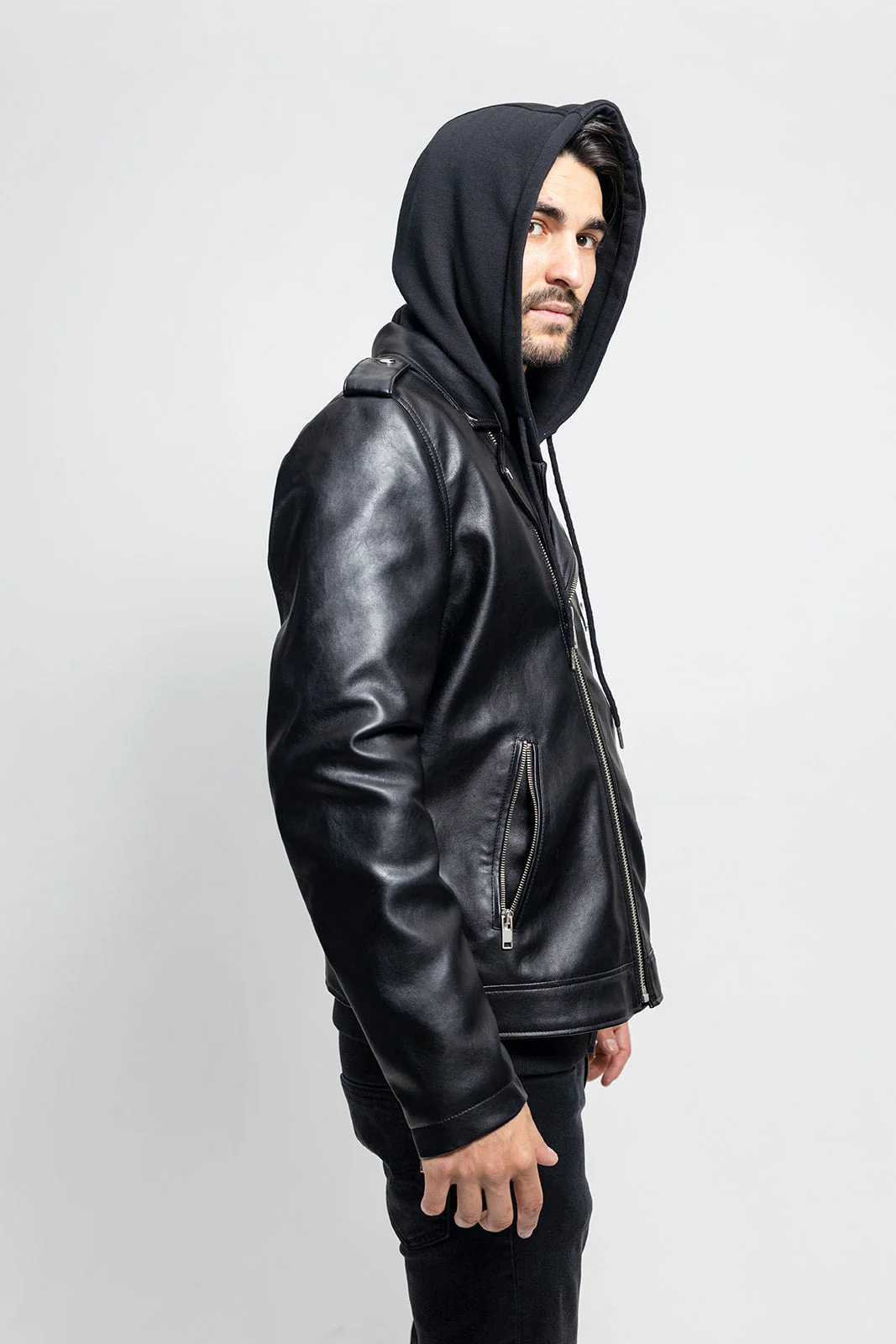 Ralph Men's Vegan Faux Leather Jacket - Image 6