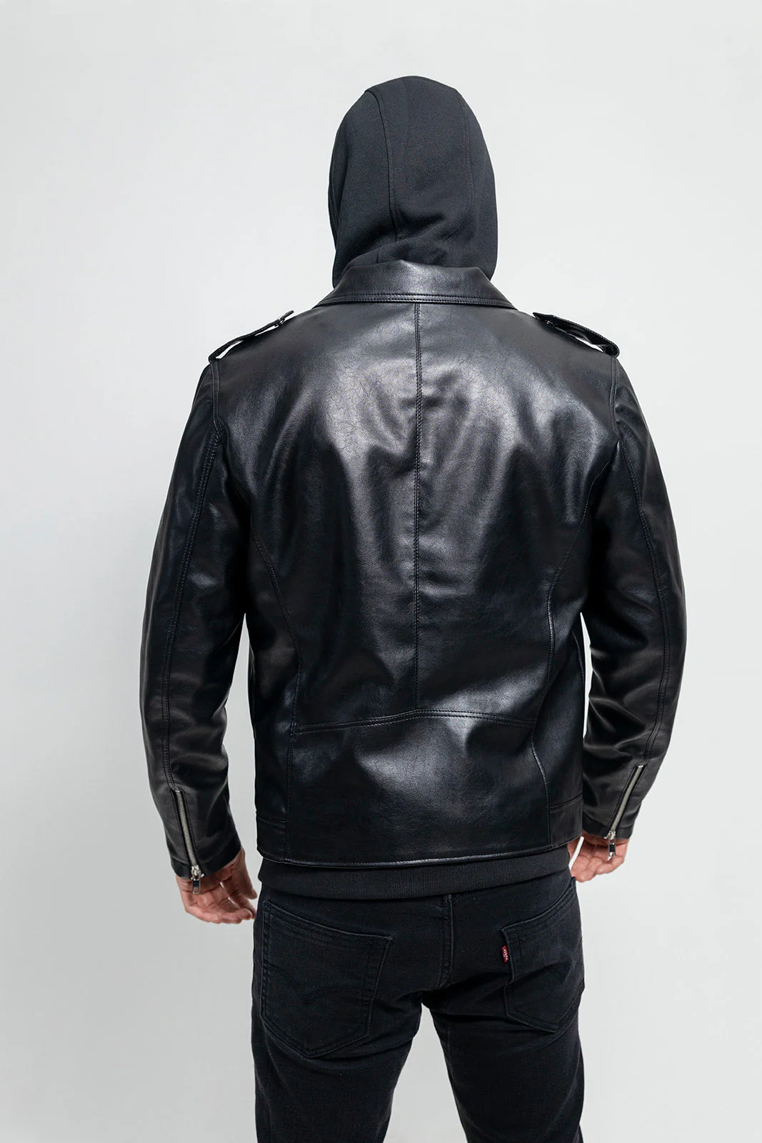 Ralph Men's Vegan Faux Leather Jacket - Image 7