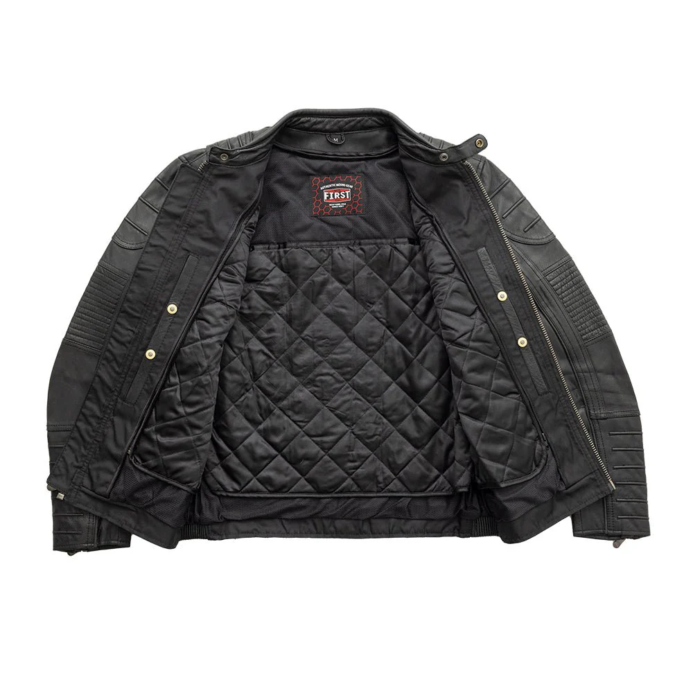 Raptor Men's Motorcycle Leather Jacket - Image 3