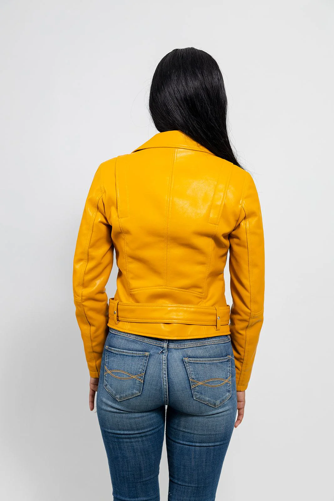 Remy - Women's Vegan Faux Leather Jacket - Image 5
