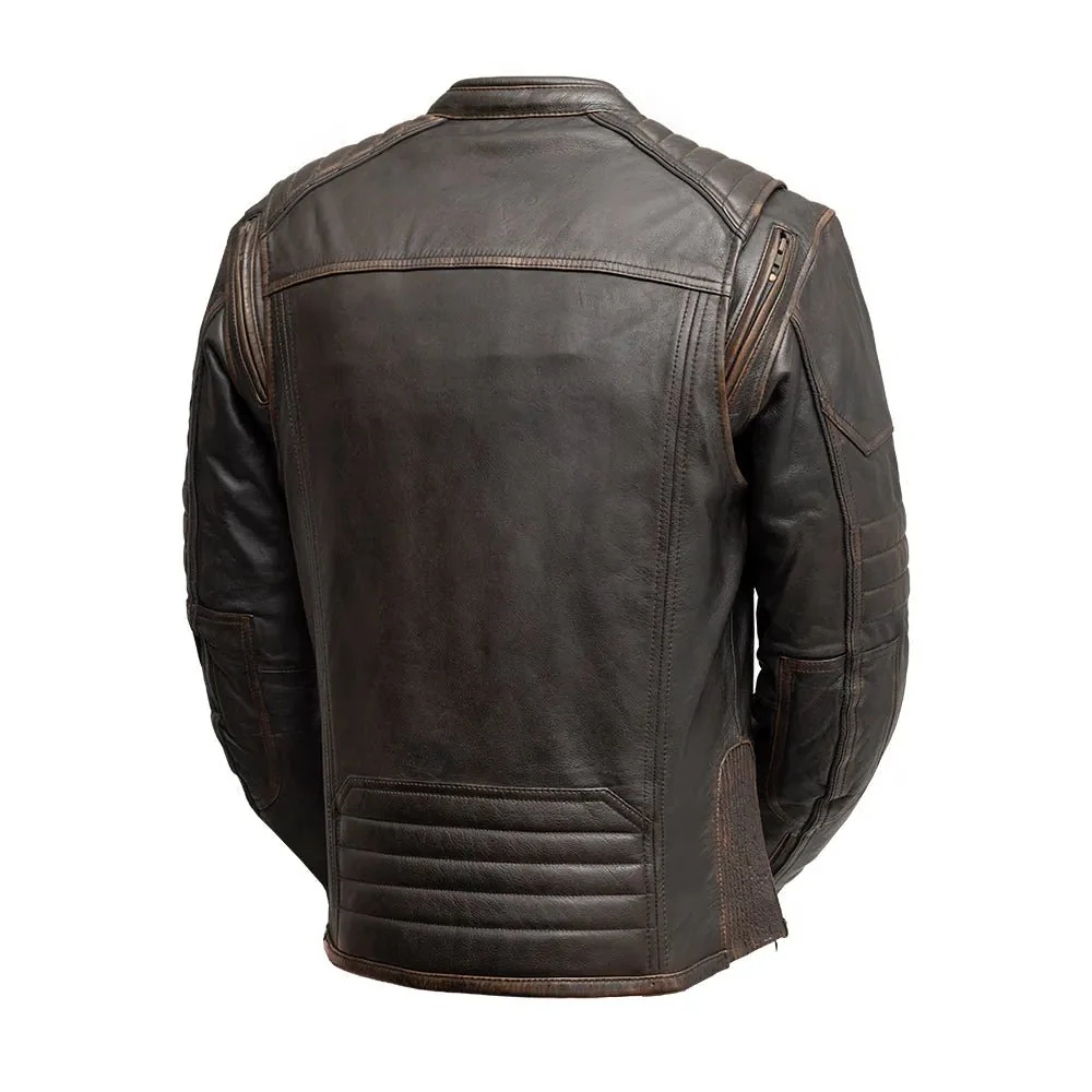 Rider Club - Men's Leather Motorcycle Jacket - Image 2