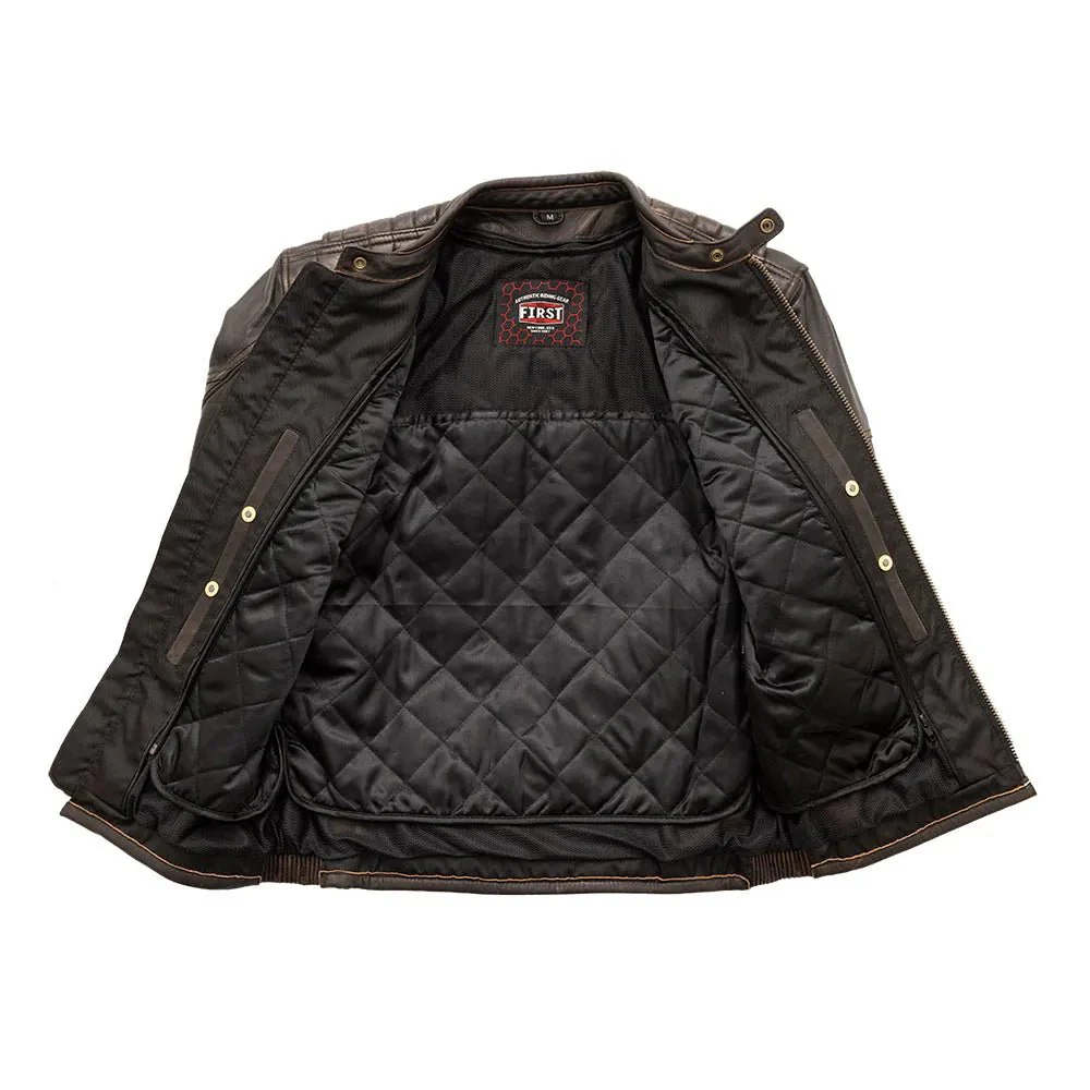 Rider Club - Men's Leather Motorcycle Jacket - Image 3