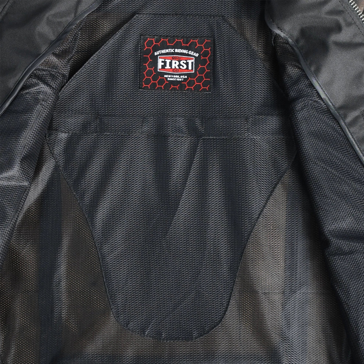 Rider Club - Men's Leather Motorcycle Jacket - Image 6