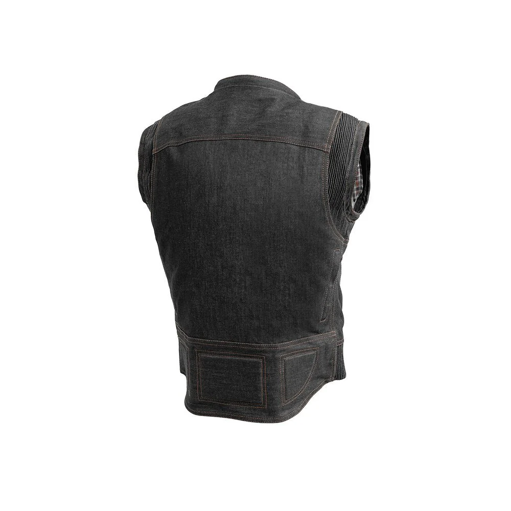 RYBAK Men's Denim Biker Club Jacket - Image 11