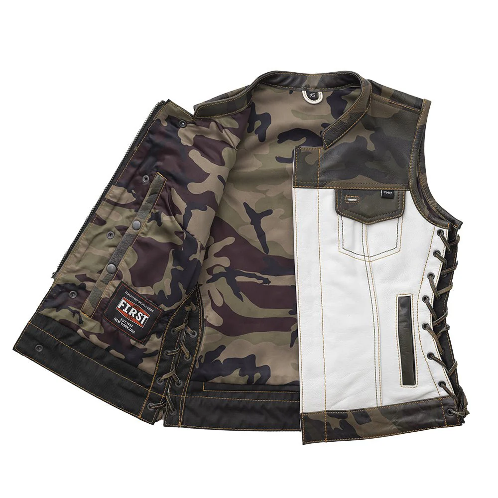 Scout - Women's Club Style Motorcycle Leather Vest (Limited Edition) - Image 2
