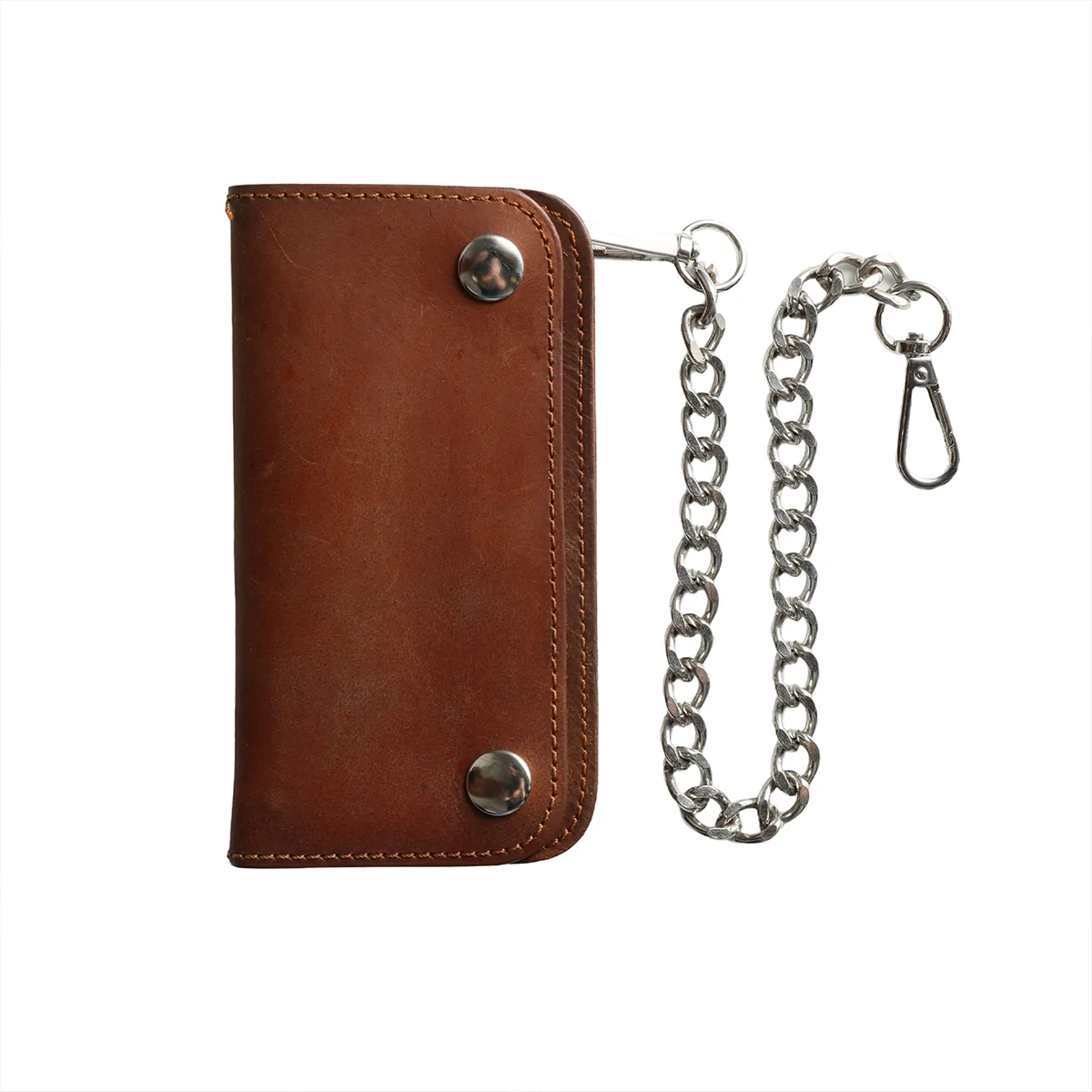 SMALL TRUCKER - Vegetable Tanned Leather Wallet - Image 13