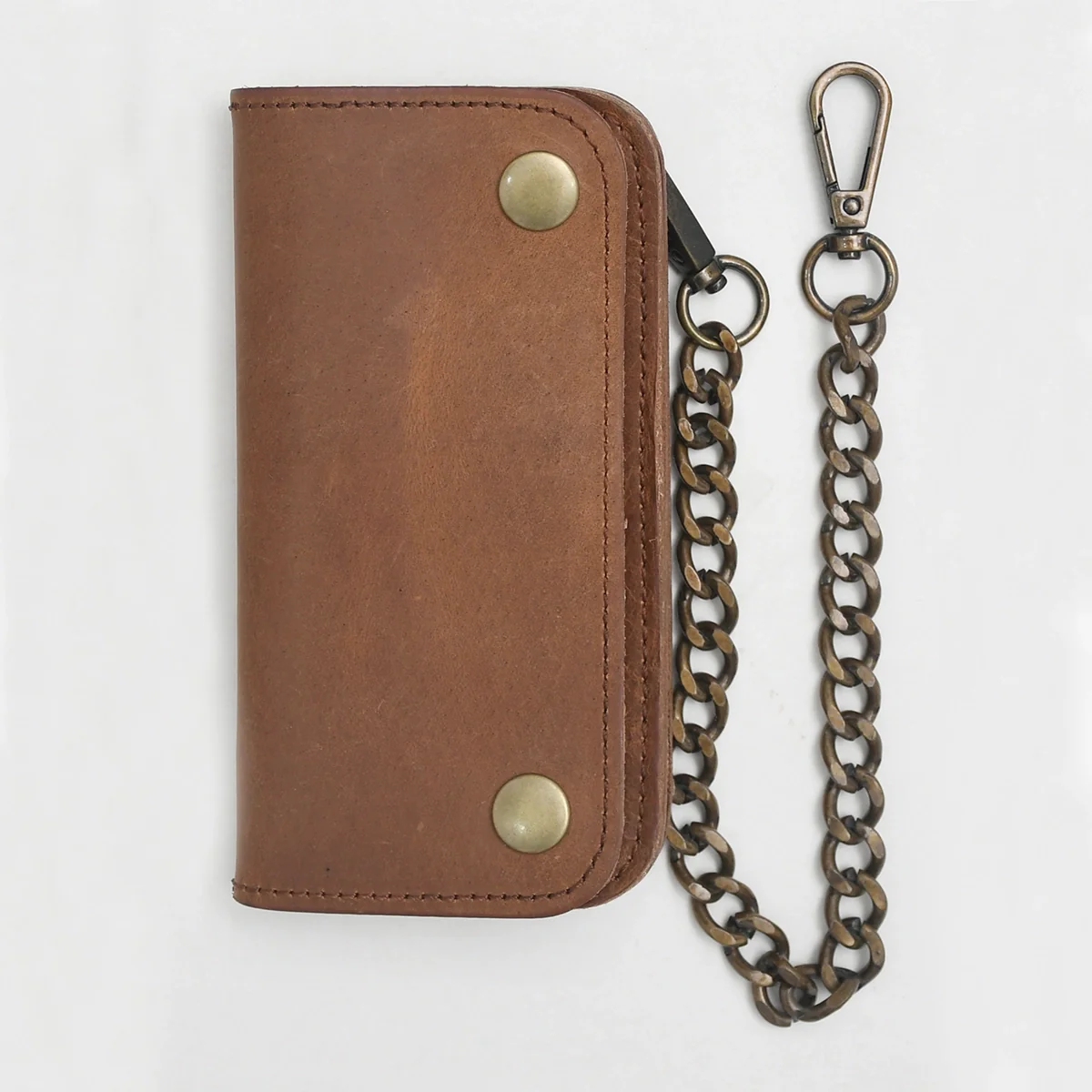 SMALL TRUCKER - Vegetable Tanned Leather Wallet - Image 23
