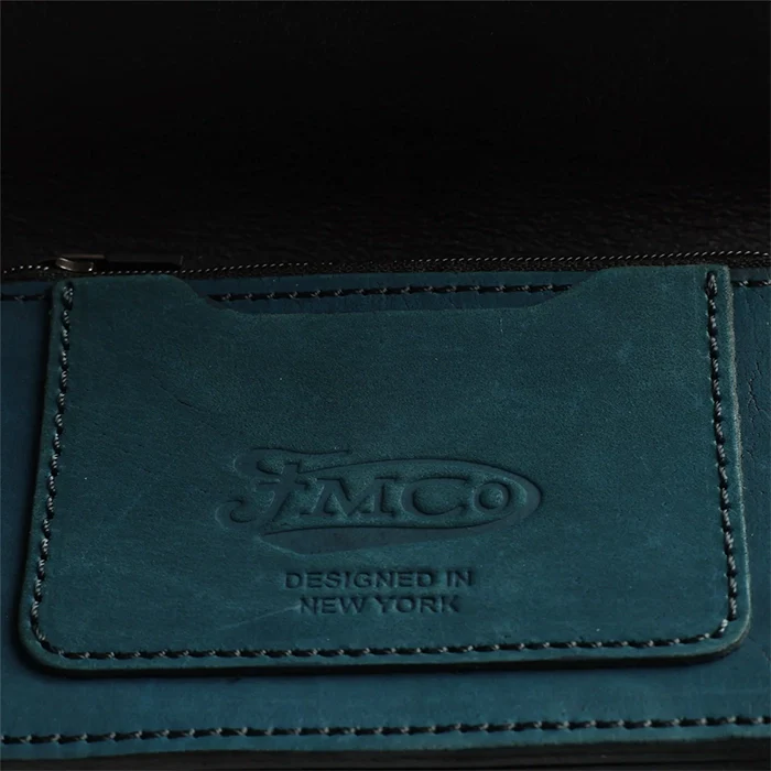 SMALL TRUCKER - Vegetable Tanned Leather Wallet - Image 28