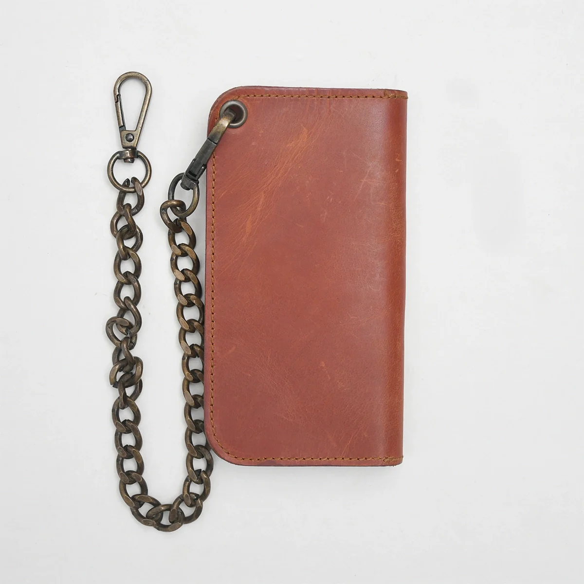 SMALL TRUCKER - Vegetable Tanned Leather Wallet - Image 33