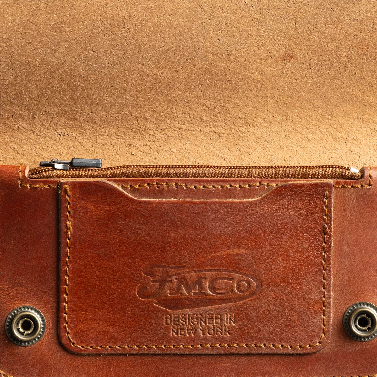 SMALL TRUCKER - Vegetable Tanned Leather Wallet - Image 35