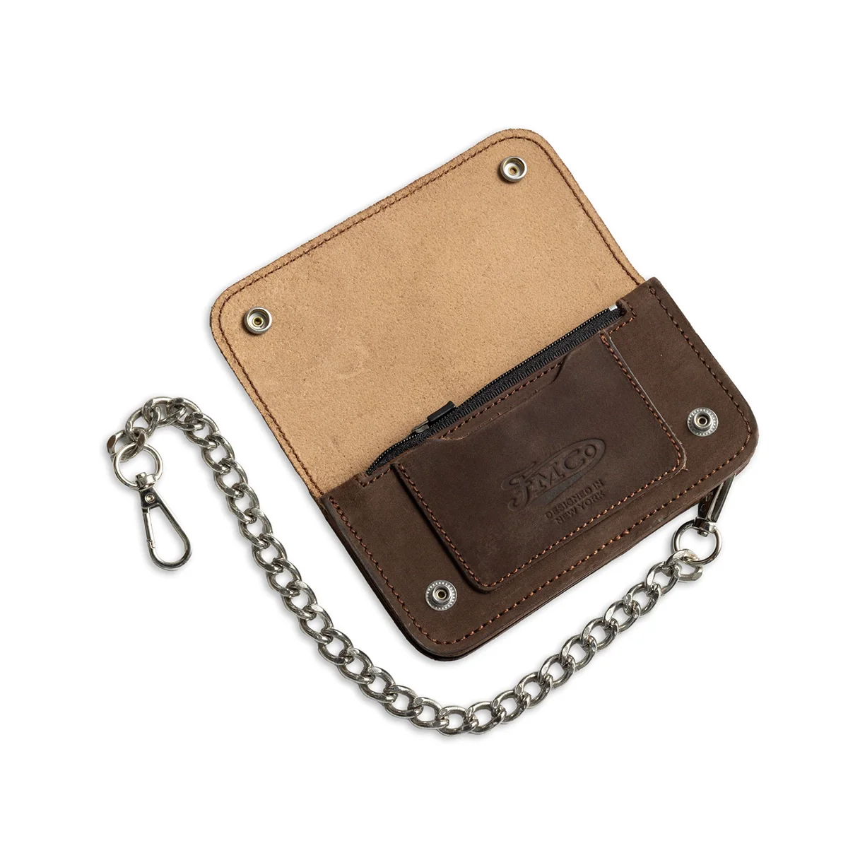 SMALL TRUCKER - Vegetable Tanned Leather Wallet - Image 38