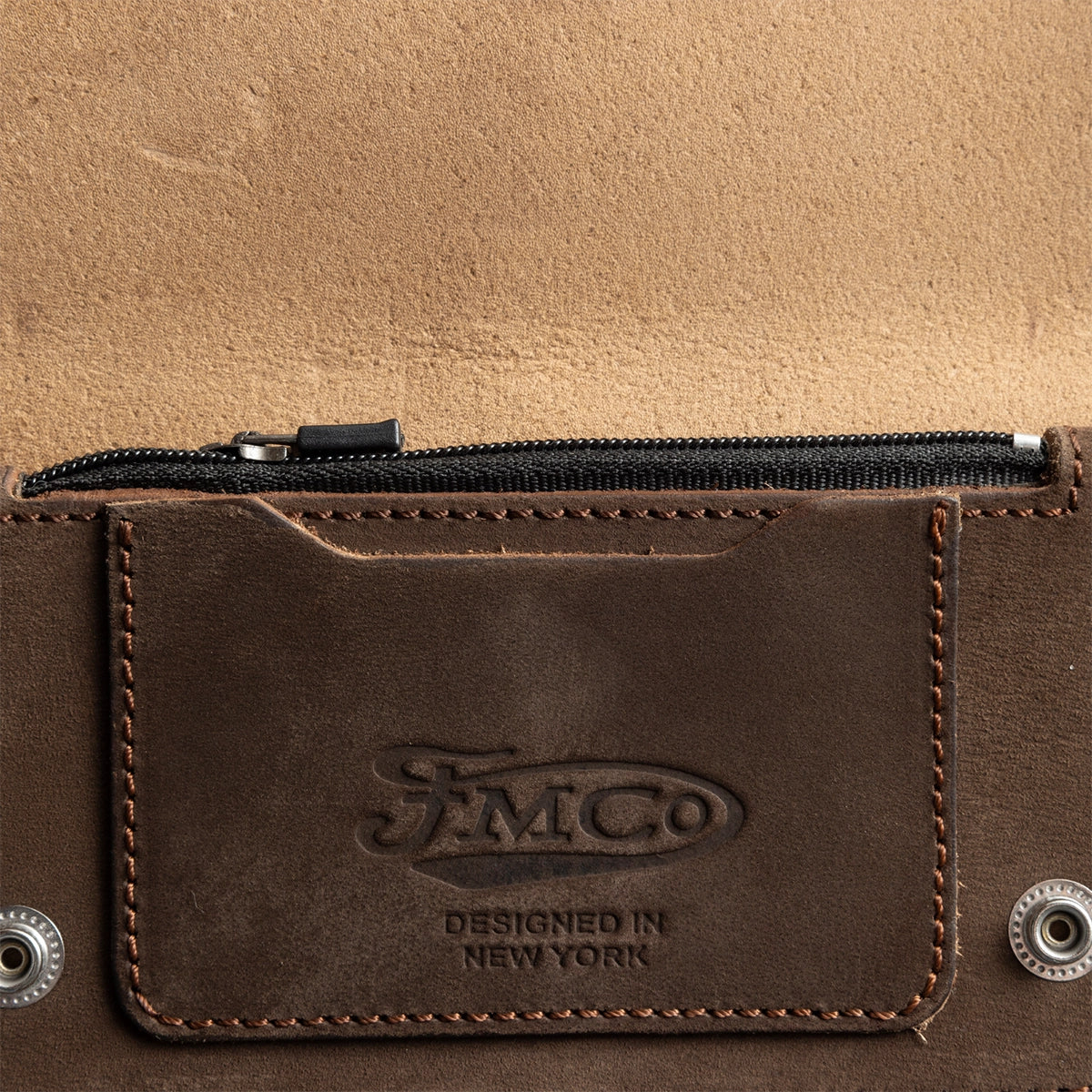 SMALL TRUCKER - Vegetable Tanned Leather Wallet - Image 42