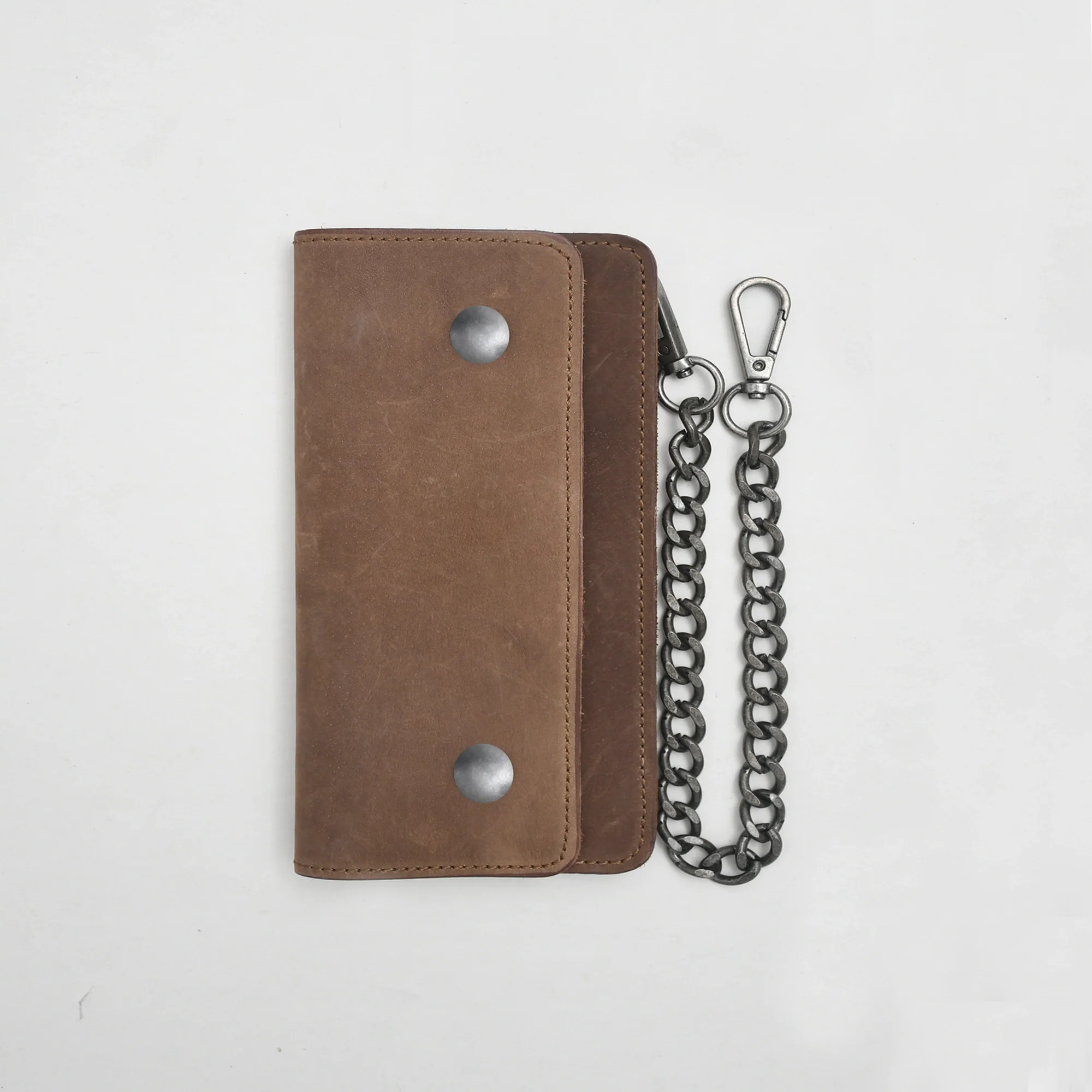 SMALL TRUCKER - Vegetable Tanned Leather Wallet - Image 45