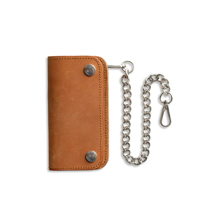 SMALL TRUCKER - Vegetable Tanned Leather Wallet - Image 47