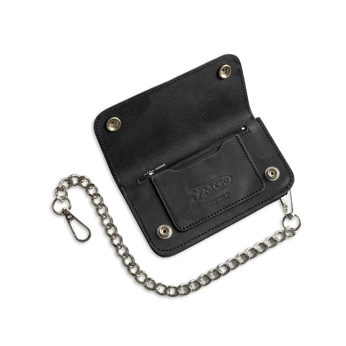 SMALL TRUCKER - Vegetable Tanned Leather Wallet - Image 5