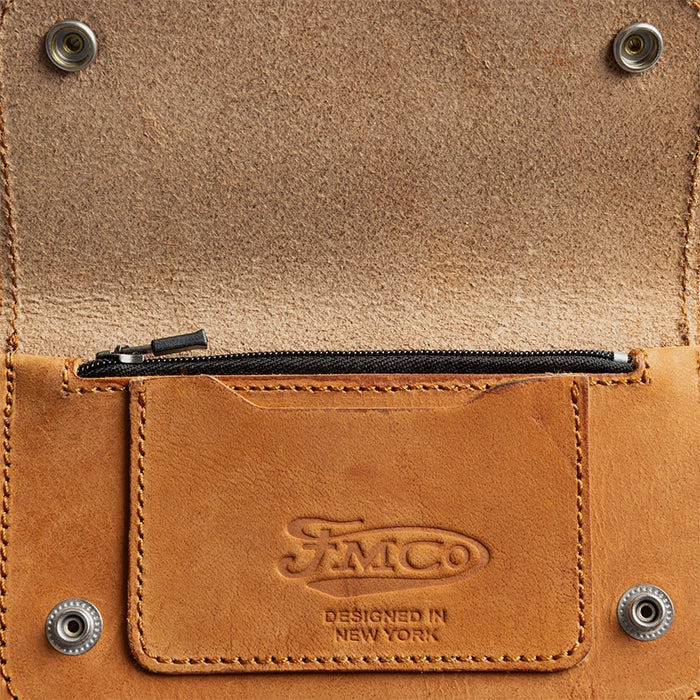 SMALL TRUCKER - Vegetable Tanned Leather Wallet - Image 50