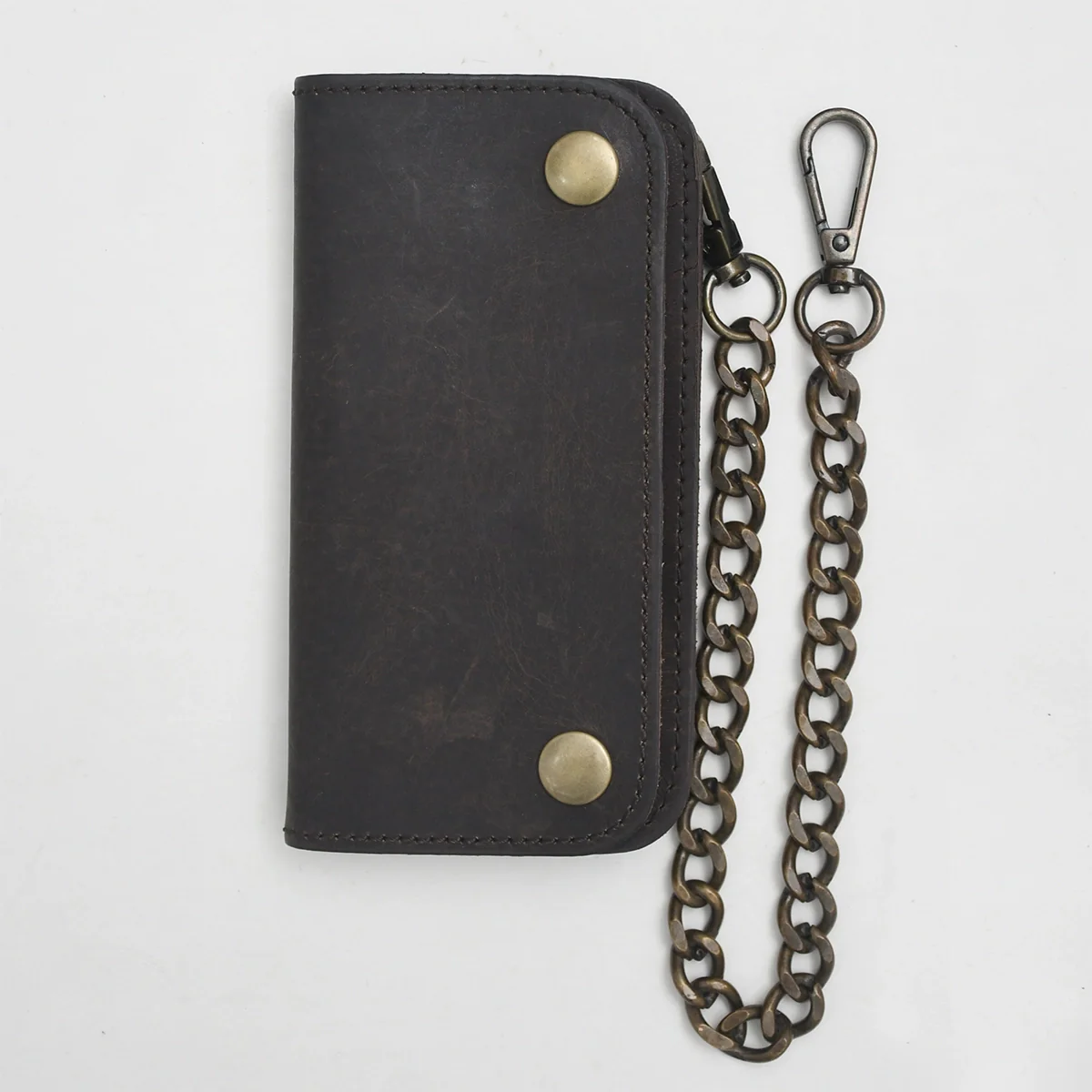SMALL TRUCKER - Vegetable Tanned Leather Wallet - Image 54