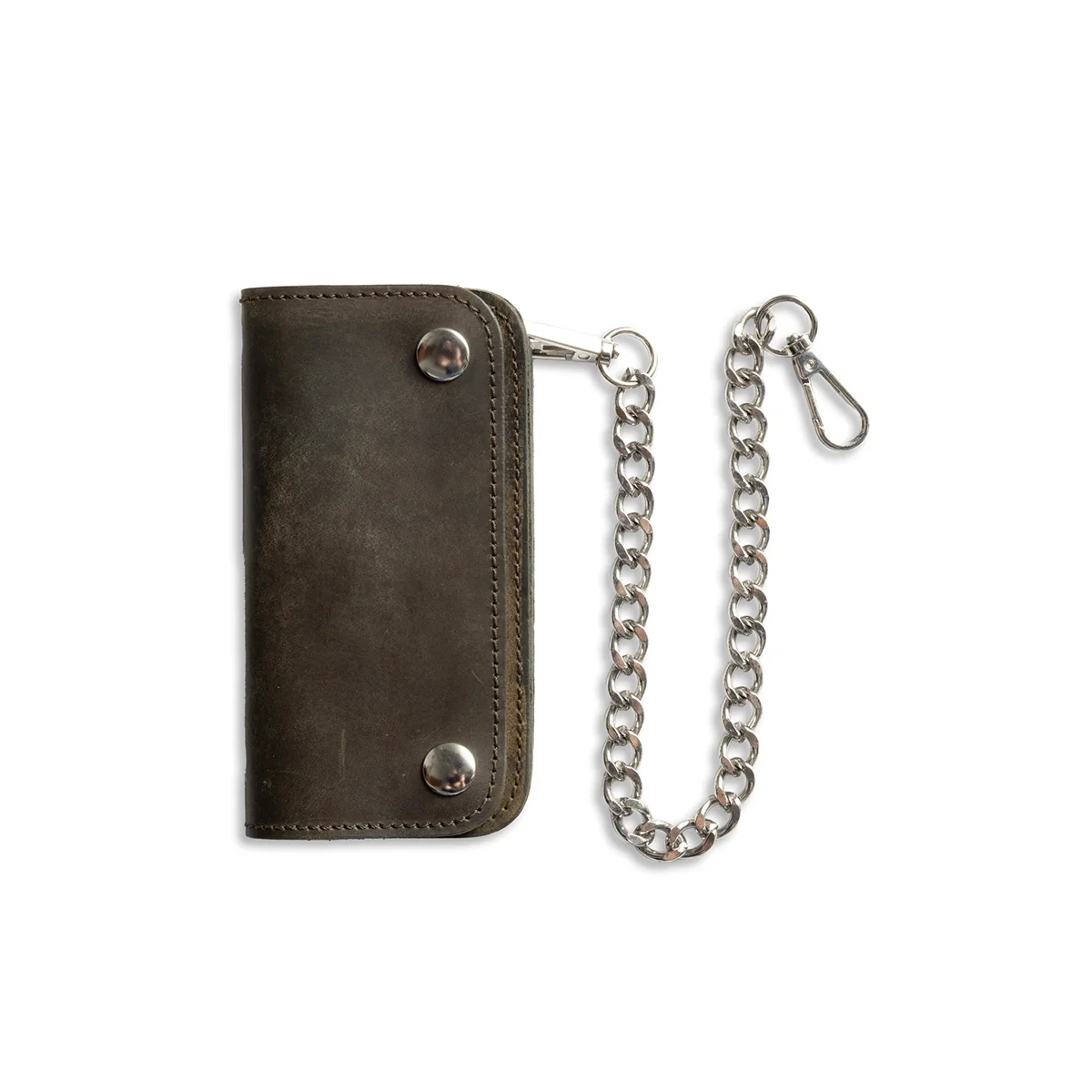 SMALL TRUCKER - Vegetable Tanned Leather Wallet - Image 9