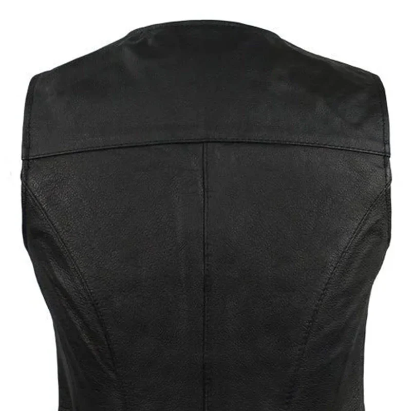 Sweet Sienna Women's Motorcycle Leather Vest - Image 5