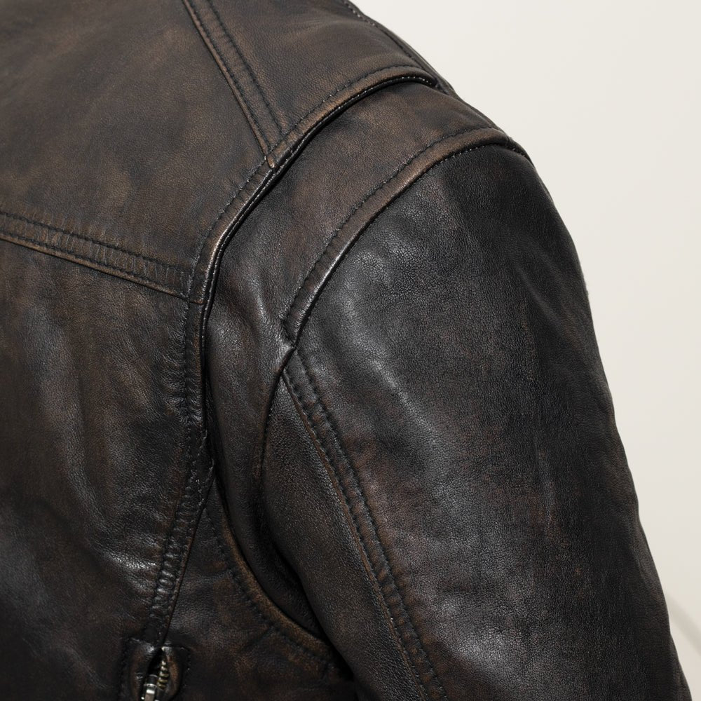 Trickster Womens Motorcycle Leather Jacket - Image 5