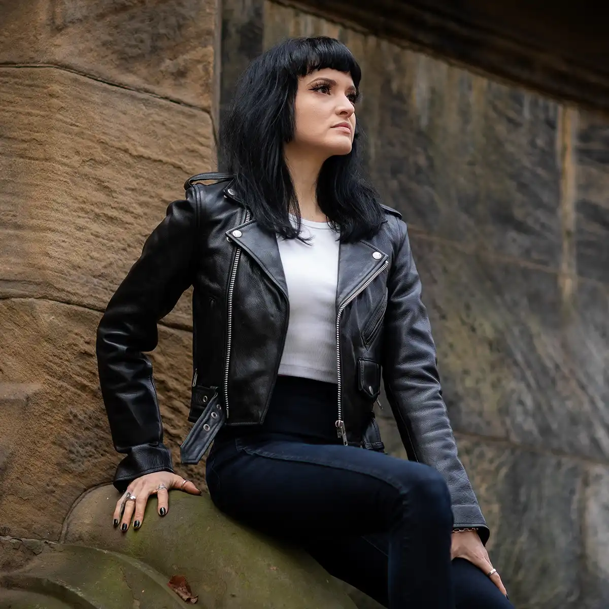 Imogen - Women's Motorcycle Leather Jacket - Image 8