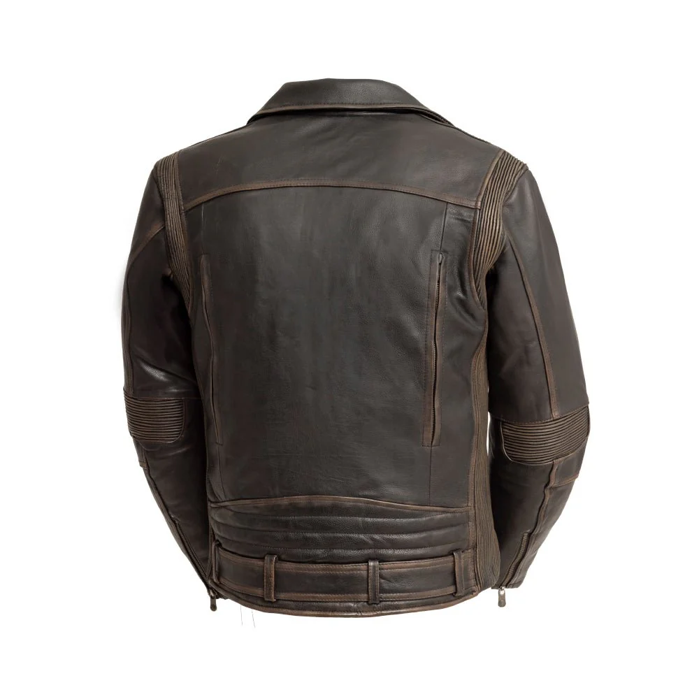 Wrath Men's Motorcycle Leather Jacket - Image 2