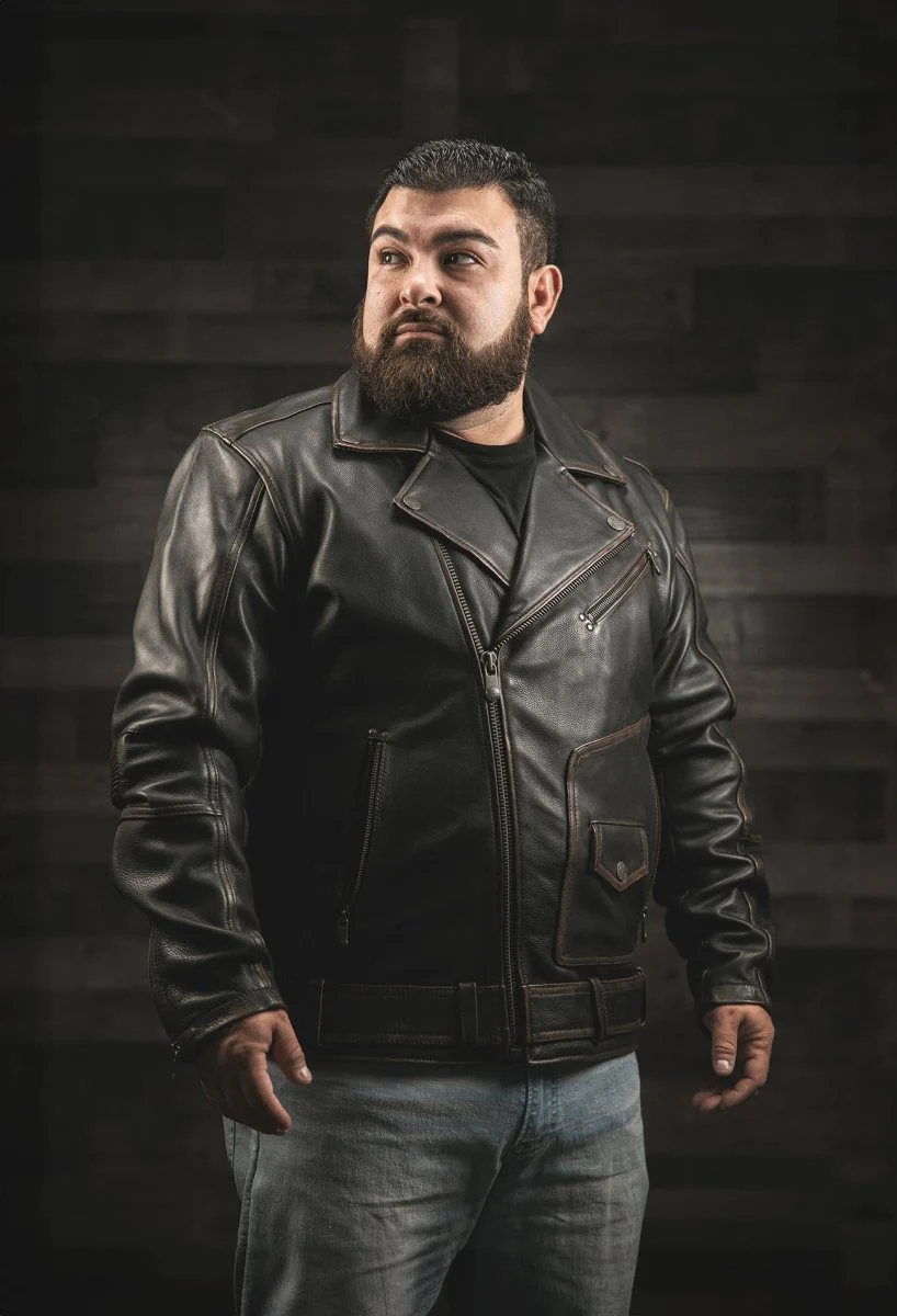 Wrath Men's Motorcycle Leather Jacket - Image 8
